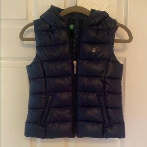 United Colors of Benetton Navy Puffer Vest
